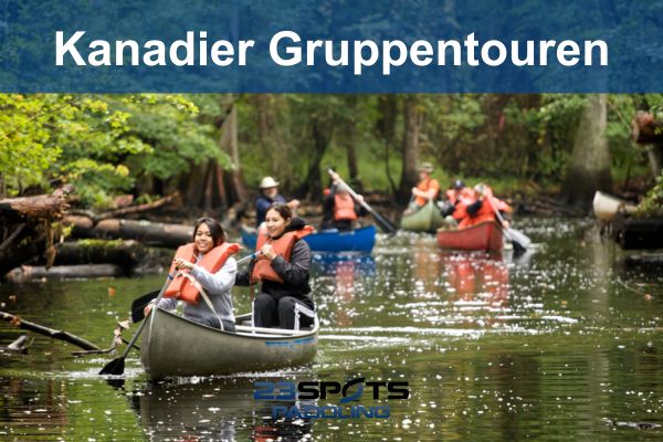 Gruppentouren im Kanadier