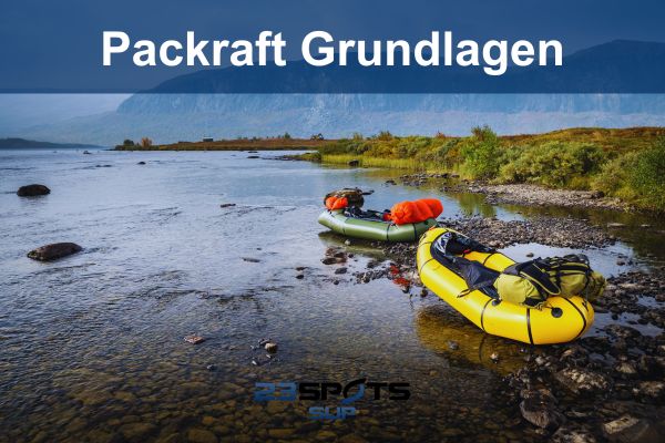 Anfänger lernen den sicheren Einstieg ins Packraft