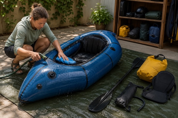 Packraft Pflege & Vorbeugung von Schäden