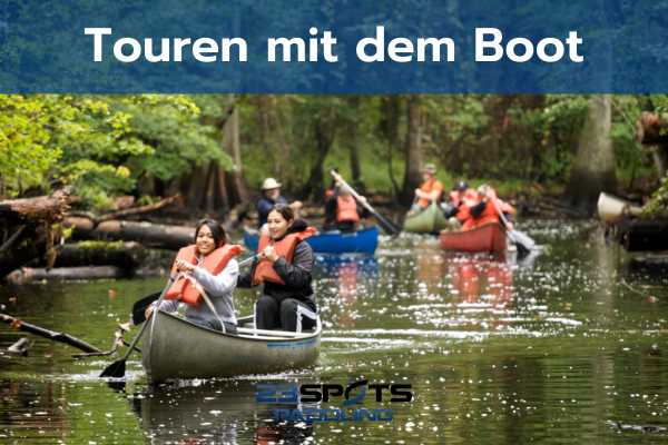 Paddel Touren mit Kanu, Kajak, Kanadier, Rafting und SUP