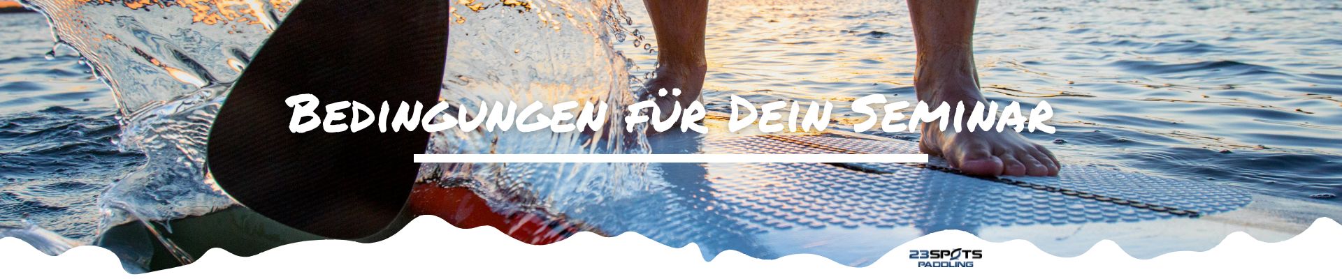 Seminarbedingungen Paddling Header